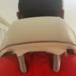 man using Backnuzz Bionic Massager